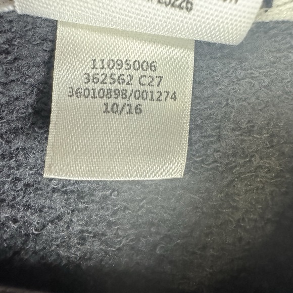 VS Pink Half‎ Zip Funnel Neck Sweatshirt Womens Large Gray Pullover Top Y2K - Picture 7 of 12